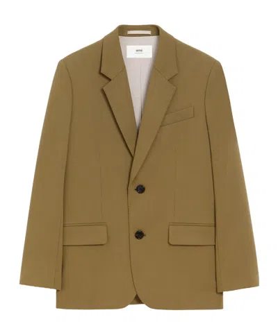 AMI ALEXANDRE MATTIUSSI LONG-SLEEVED SUIT JACKET