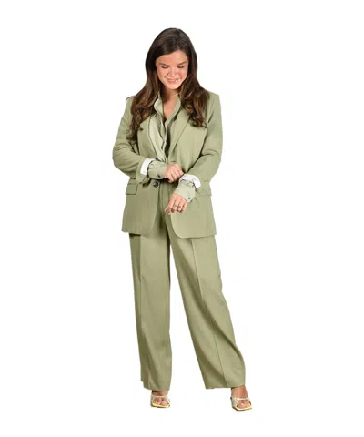 Ami Alexandre Mattiussi Long Sleeved Suit Jacket In Green