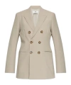 Ami Alexandre Mattiussi Long-sleeved Suit Jacket In Metallic