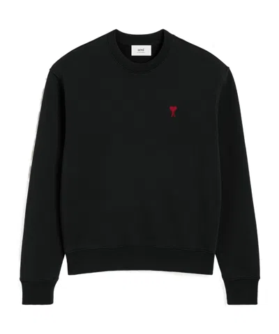 AMI ALEXANDRE MATTIUSSI AMI PARIS AMI DE COEUR FLEECE SWEATSHIRT