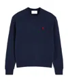 Ami Alexandre Mattiussi Long-sleeved Sweater In Black