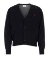 Ami Alexandre Mattiussi Long-sleeved Sweater In Black