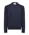 Ami Alexandre Mattiussi Long-sleeved Sweater In Black