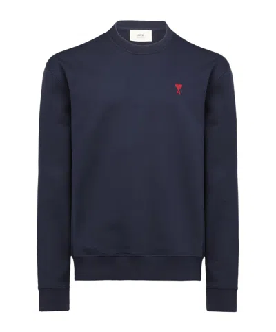 Ami Alexandre Mattiussi Long-sleeved Sweater In Black