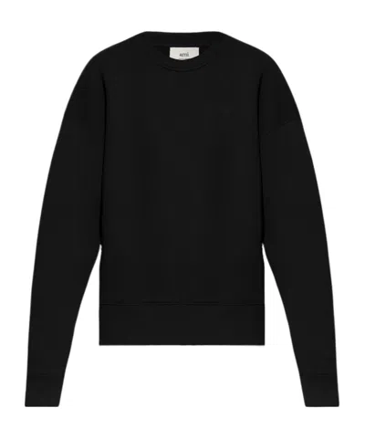 Ami Alexandre Mattiussi Long-sleeved Sweater In Black