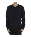 Ami Alexandre Mattiussi Black Ami De Coeur Crewneck Sweatshirt In Black