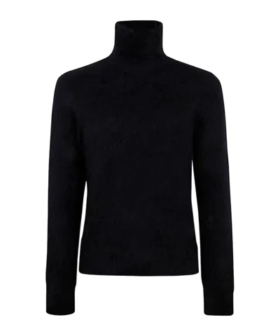 Ami Alexandre Mattiussi Long-sleeved Sweater In Black