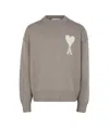 Ami Alexandre Mattiussi Sweater Ami Paris Men Color Grey In Gray