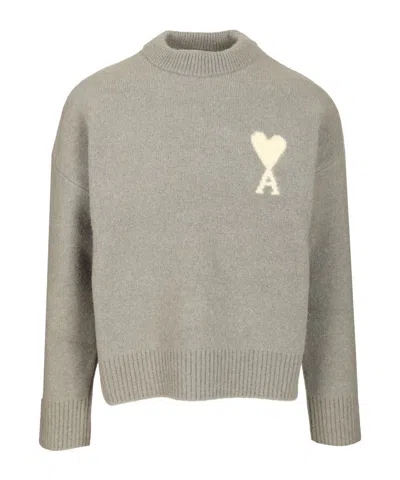 AMI ALEXANDRE MATTIUSSI LONG-SLEEVED SWEATER