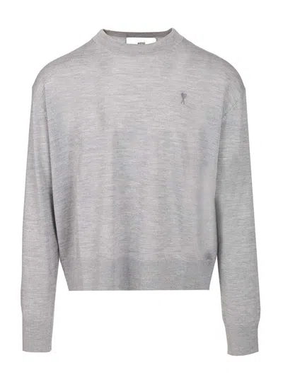 Ami Alexandre Mattiussi Long-sleeved Sweater In Pattern