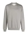 Ami Alexandre Mattiussi Long-sleeved Sweater In Gray