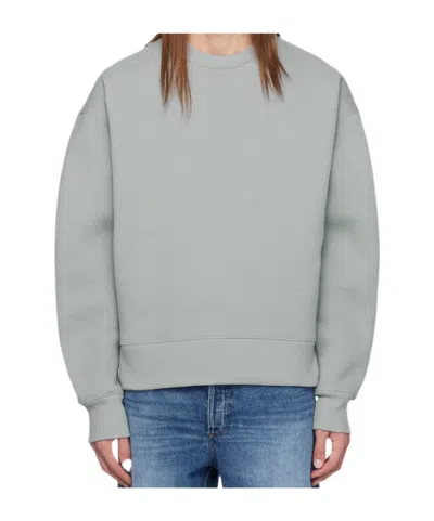 Ami Alexandre Mattiussi Long-sleeved Sweater In Gray