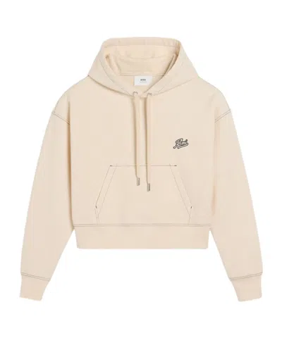 Ami Alexandre Mattiussi Long-sleeved Sweater In Nude