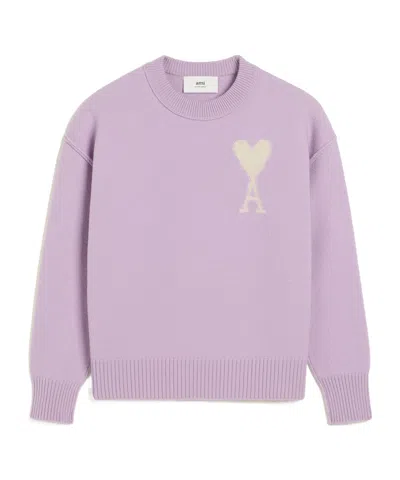 AMI ALEXANDRE MATTIUSSI AMI AMI DE COEUR CREWNECK JUMPER