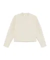 Ami Alexandre Mattiussi Ami Relaxed Fit Brown Sweatshirt In White