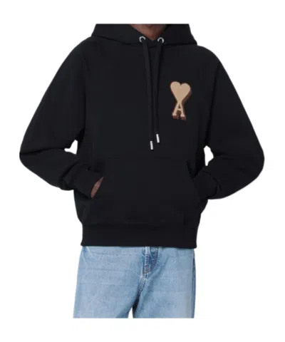 Ami Alexandre Mattiussi Long-sleeved Sweatshirt In Black