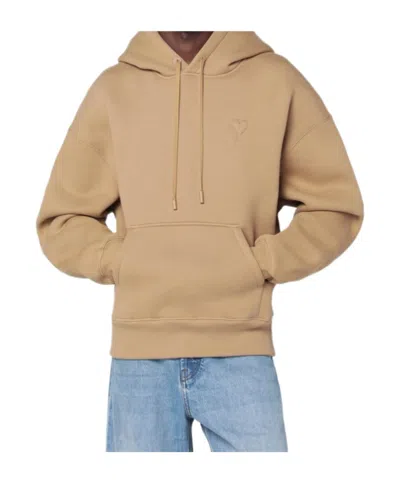 Ami Alexandre Mattiussi Long-sleeved Sweatshirt In Brown