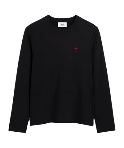 AMI ALEXANDRE MATTIUSSI AMI AMI DE COEUR LONG SLEEVES T-SHIRT