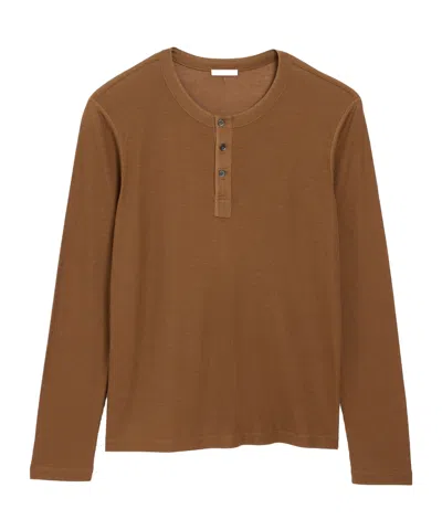 Ami Alexandre Mattiussi Long-sleeved T-shirt In Brown