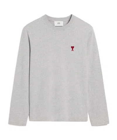 Ami Alexandre Mattiussi Long-sleeved T-shirt In White