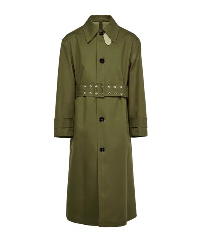 Ami Alexandre Mattiussi Long-sleeved Windbreaker In Green