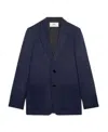 Ami Alexandre Mattiussi Single-breasted Tailored Blazer In Blue