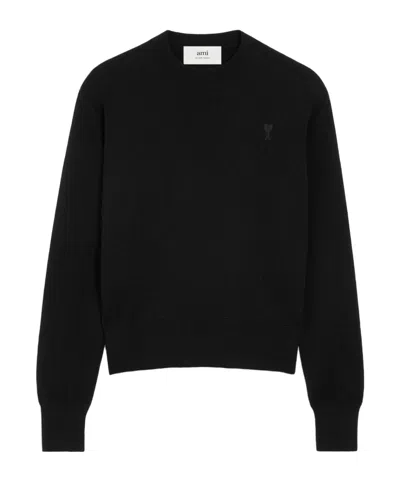 AMI ALEXANDRE MATTIUSSI LONG-SLEEVED WOOL SWEATER