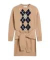 Ami Alexandre Mattiussi Long-sleeved Wool Sweater In Nude