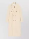 Ami Alexandre Mattiussi Ami Paris Women Long Double-breasted Coat In Neutral
