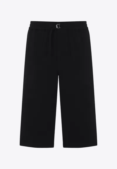 AMI ALEXANDRE MATTIUSSI ELASTICATED-WAIST BERMUDA SHORTS