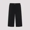 Ami Alexandre Mattiussi Oversized Cotton Bermuda Shorts In Black