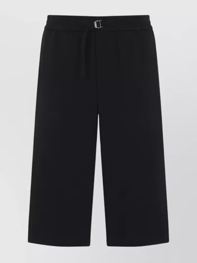 AMI ALEXANDRE MATTIUSSI LOOSE ELASTICATED LARGE BERMUDA SHORTS