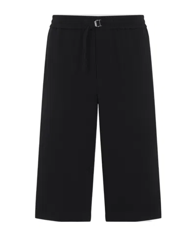 AMI ALEXANDRE MATTIUSSI AMI KNEE-LENGTH BELTED WAIST SHORTS
