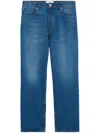 Ami Alexandre Mattiussi Loose-fit Straight-leg Jeans In Blue