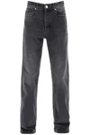 AMI ALEXANDRE MATTIUSSI LOOSE JEANS WITH STRAIGHT CUT