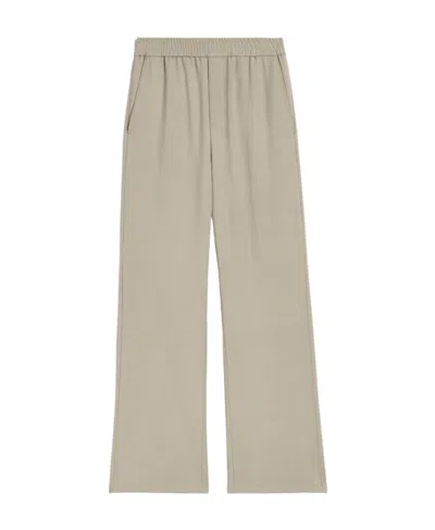 Ami Alexandre Mattiussi Weite Hose Mit Ami De Coeur-applikation In Nude
