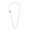 Ami Alexandre Mattiussi Love Two-in-one Necklace In Yellow