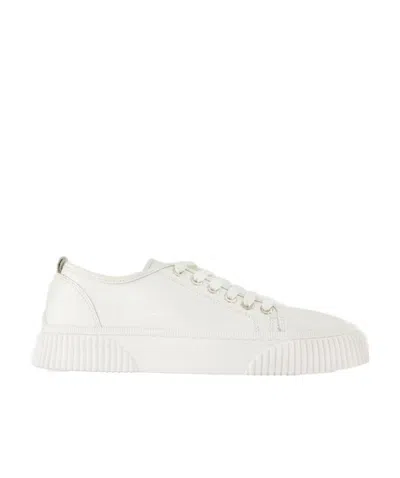 Ami Alexandre Mattiussi Low-cut Logo Sneakers In White