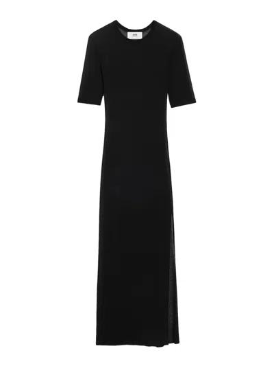 AMI ALEXANDRE MATTIUSSI LYOCELL MAXI DRESS