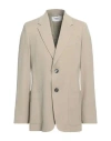 Ami Alexandre Mattiussi Man Blazer Beige Size 44 Viscose, Virgin Wool