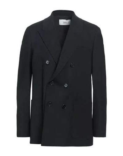 Ami Alexandre Mattiussi Man Blazer Black Size 42 Viscose, Wool
