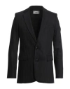 Ami Alexandre Mattiussi Double-breasted Virgin Wool Blazer In Black