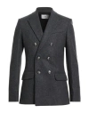 Ami Alexandre Mattiussi Man Blazer Grey Size 36 Virgin Wool In Gray
