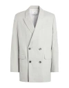 Ami Alexandre Mattiussi Man Blazer Grey Size 38 Virgin Wool In Gray