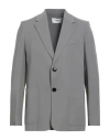 Ami Alexandre Mattiussi Man Blazer Grey Size 40 Viscose, Virgin Wool In Gray