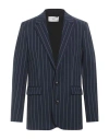 Ami Alexandre Mattiussi Man Blazer Midnight Blue Size 40 Virgin Wool In Blue