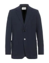 Ami Alexandre Mattiussi Man Blazer Midnight Blue Size 44 Viscose, Virgin Wool