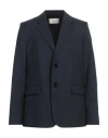 Ami Alexandre Mattiussi Man Blazer Midnight Blue Size 42 Virgin Wool In Blue