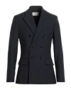 Ami Alexandre Mattiussi Man Blazer Navy Size 34 Virgin Wool In Blue