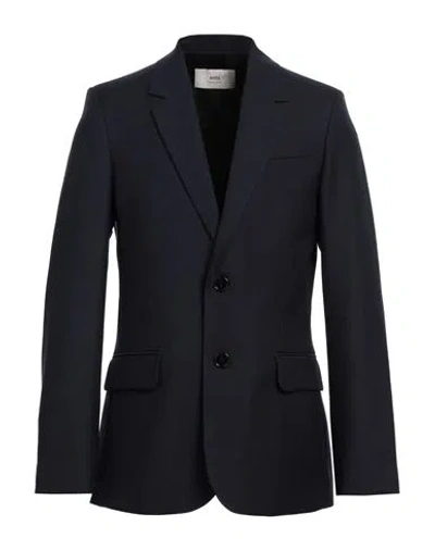 Ami Alexandre Mattiussi Man Blazer Navy Size 42 Virgin Wool